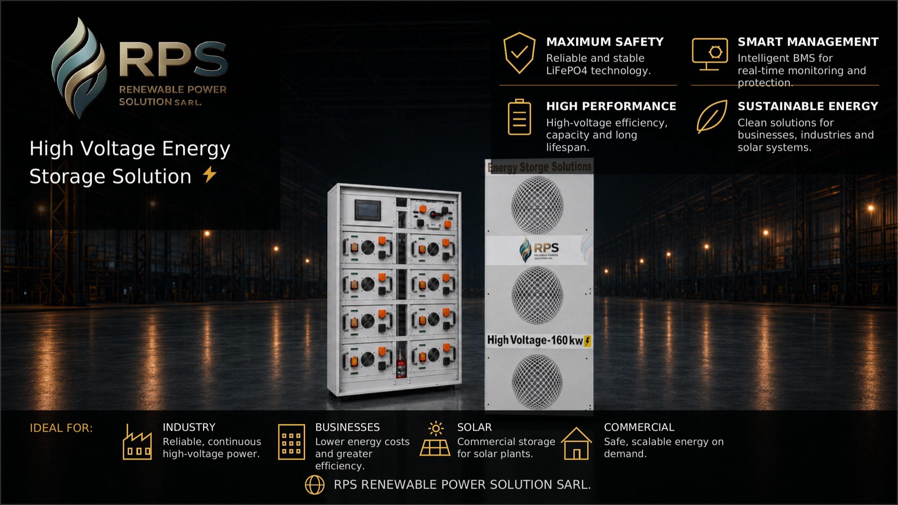RPS High Voltage Energy Storage Solution