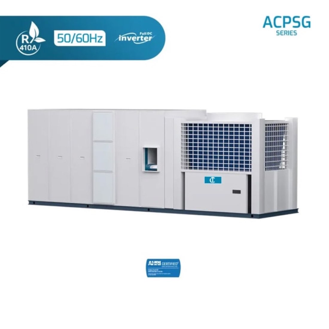 50/60Hz T1 Inverter Heat Pump Rooftop Packaged Unit